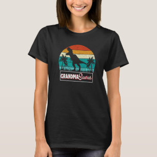 T-shirt Grandmasaurus Rex Dinosaur Grandma Saurus Famille