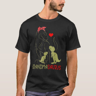 T-shirt Grandmasaurus Rex Grandma Saurus Dinosaur