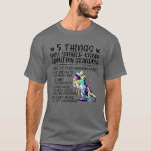 T-shirt Grandmasaurus T Rex Dinosaur Famille Grandma Sauru