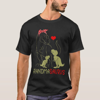 T-shirt Grandmasaurus T Shirt T Rex Grandma Saurus Dinosau