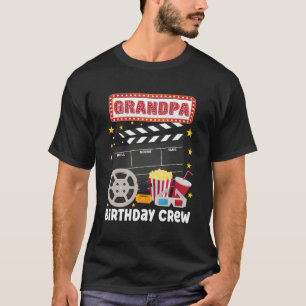 T-shirt Grandpa Anniversaire Crew Movie Thème de nuit Corr