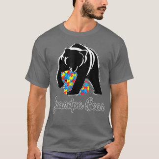 T-shirt Grandpa Bear Autism Awareness Autism 