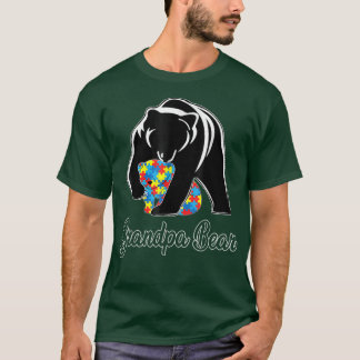 T-shirt Grandpa Bear Autism Awareness Autism