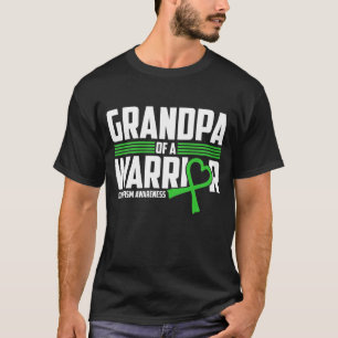 T-shirt Grandpa Dwarfism Awareness Green Ribbon Little Peo