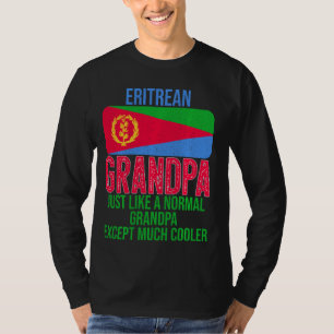 T-shirt Grandpa Érythrée vintage Drapeau Pour Père S