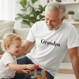 T-Shirt Grandpa Est Moderne