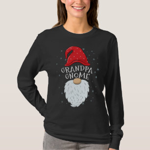 T-shirt Grandpa Gnome Funny Matching Family Group Christma