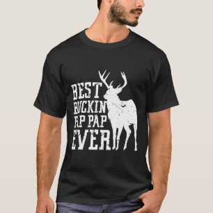 T-shirt Grandpa Gramps Pap Pap Deer Chasse Gift Idea Bow