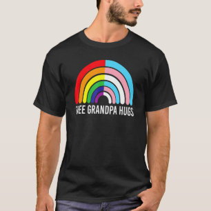 T-shirt Grandpa Hugues Rainbow Transgender drapeau Lgbtq G