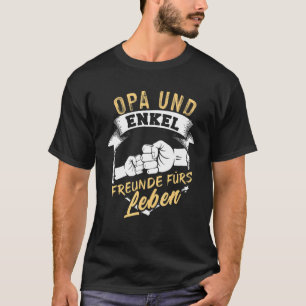T-shirt Grandpa Und Grandson Friends Für Leben Best Opi G
