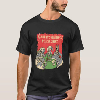 T-shirt Grandpas Winning Poker Casino Card Game Gambling