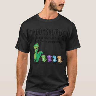 T-shirt Grandpasaurus Et Enfants Personnalisés