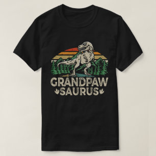 T-shirt Grandpawsaurus Dinosaure Grand-père Papa Saurus Fê