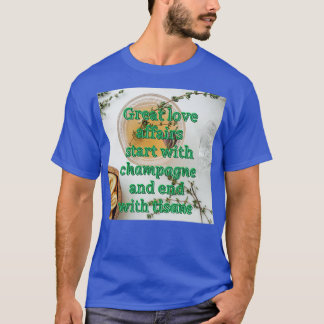 T-shirt Grands amour et thé tisane
