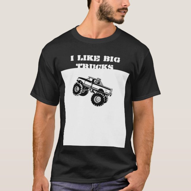 T-shirt Grands camions (Devant)