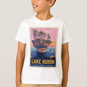 T-shirt Grands Lacs   Lac Huron