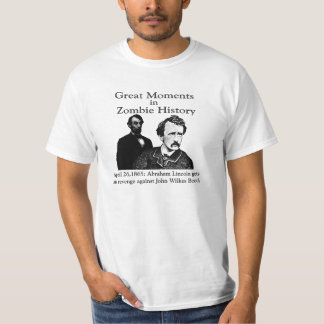 T-shirt Grands moments dans l'histoire de zombi