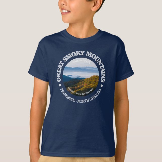 T-shirt Grands mouintains fumés (Devant)