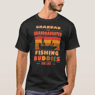 T-shirt Grands-pères et petites-filles, amis pour la vie,