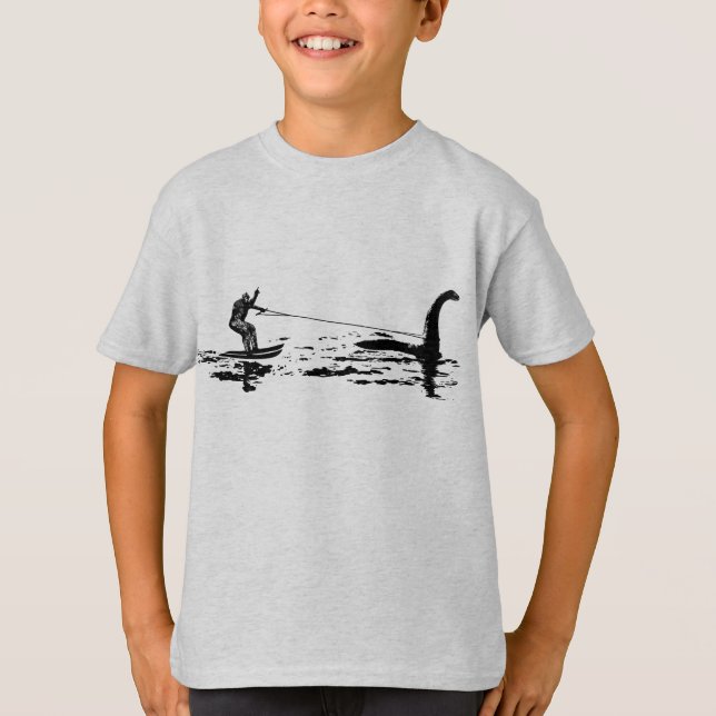 T-shirt Grands pied et Nessie (Devant)