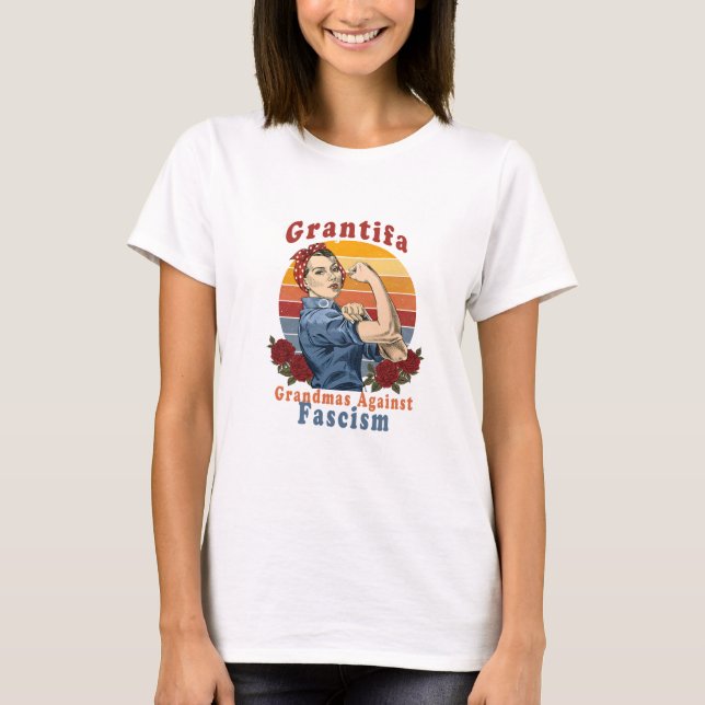 T-shirt Grantifa Grandmas Against (Devant)