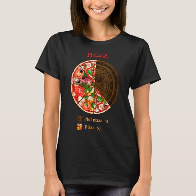 T-shirt Graph   Pizza Not pizza Pizza    pie chart  (Devant)