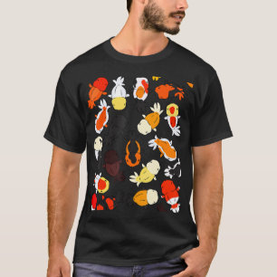 T-shirt Graphic japonais Ranchu Goldfish