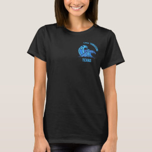T-shirt Graphic Lake Tawakoni Texas Pocket Wave Souvenir