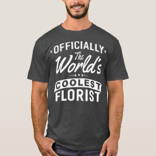 T-shirt Graphique 365 Mondes Plus Coolds Florist Funny Top