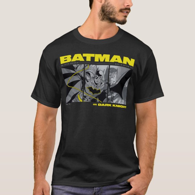 T-shirt Graphique à écran tridimensionnel Batman Comic (Devant)
