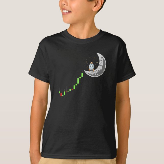 T-shirt Graphique À L'Évolution De La Lune Du Détenteur D' (Devant)