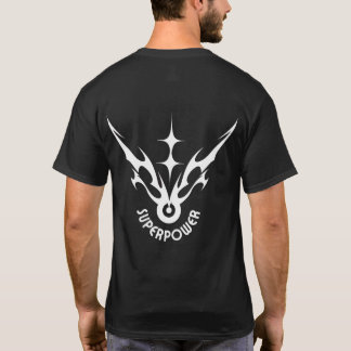 T-Shirt Graphique à Sigil Tribal de Superpuissance
