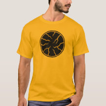T-Shirt Graphique à Surface Fêlée