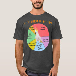 T-shirt Graphique À Tarte Drôle De La Vie Cockatoo Parrot