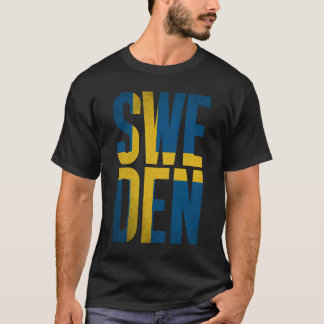 T-Shirt Graphique à Typographie Rétro du Drapeau d