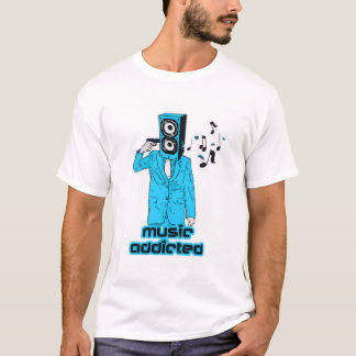 T-Shirt Graphique « Accro à la Musique » – Tee Bla