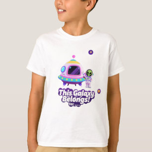 T-shirt graphique alien pour garçons