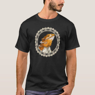 T-shirt Graphique animal de reptile de dragon à oreilles m