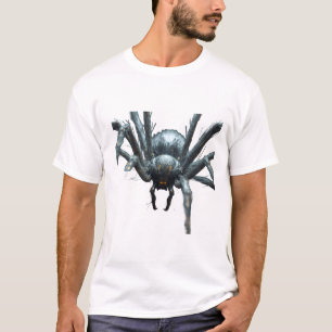 T-Shirt Graphique Araignée Sombre Réaliste