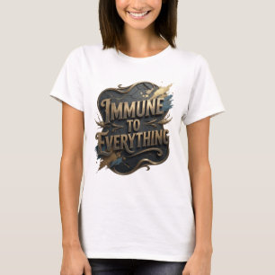 T-shirt graphique « Artistic Gold IMMUNE TO EVERYT