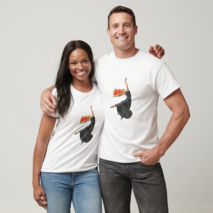 T-Shirt Graphique Artistic Puffin - Côtes Mignonne