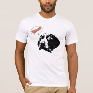 T-shirt graphique aux cheveux courts allemand de