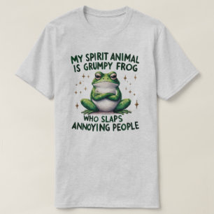 T-Shirt graphique avec citation de grenouille auda
