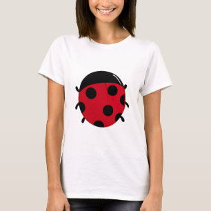 T-shirt graphique avec coccinelle mignonne
