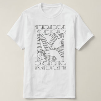 T-shirt graphique avec dessin au trait de style vi