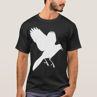 T-shirt Graphique blanc de moqueur en vol