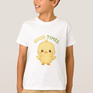T-shirt graphique "Bon Temps" Happy Chick pour enf