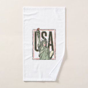 T-shirt graphique bubble gum Statue de la Liberté