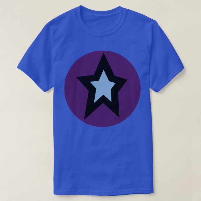 T-shirt Graphique Cercle bleu pourpre (Design devant)