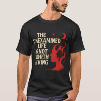 T-Shirt Graphique Citation Philosophique